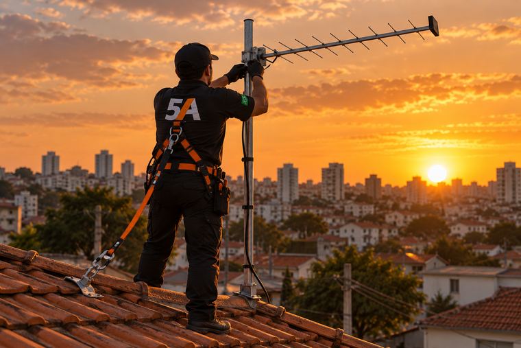 Antena residencial — antena coletiva