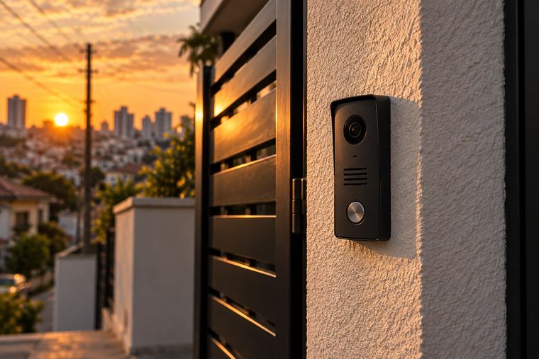 Vídeo porteiro residencial — interfone e vídeo porteiro