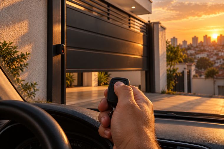 Controles e acessórios — portão automático