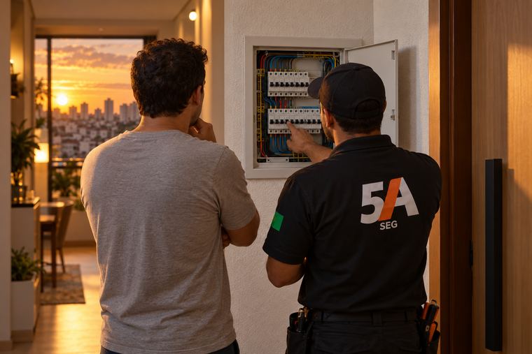 Imóvel do tipo atendido pelo serviço de elétrica residencial